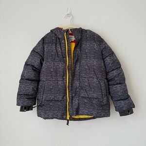 Amazon Essentials Gray Puffer Winter‎ Jacket Boys Sz S 6 - 7